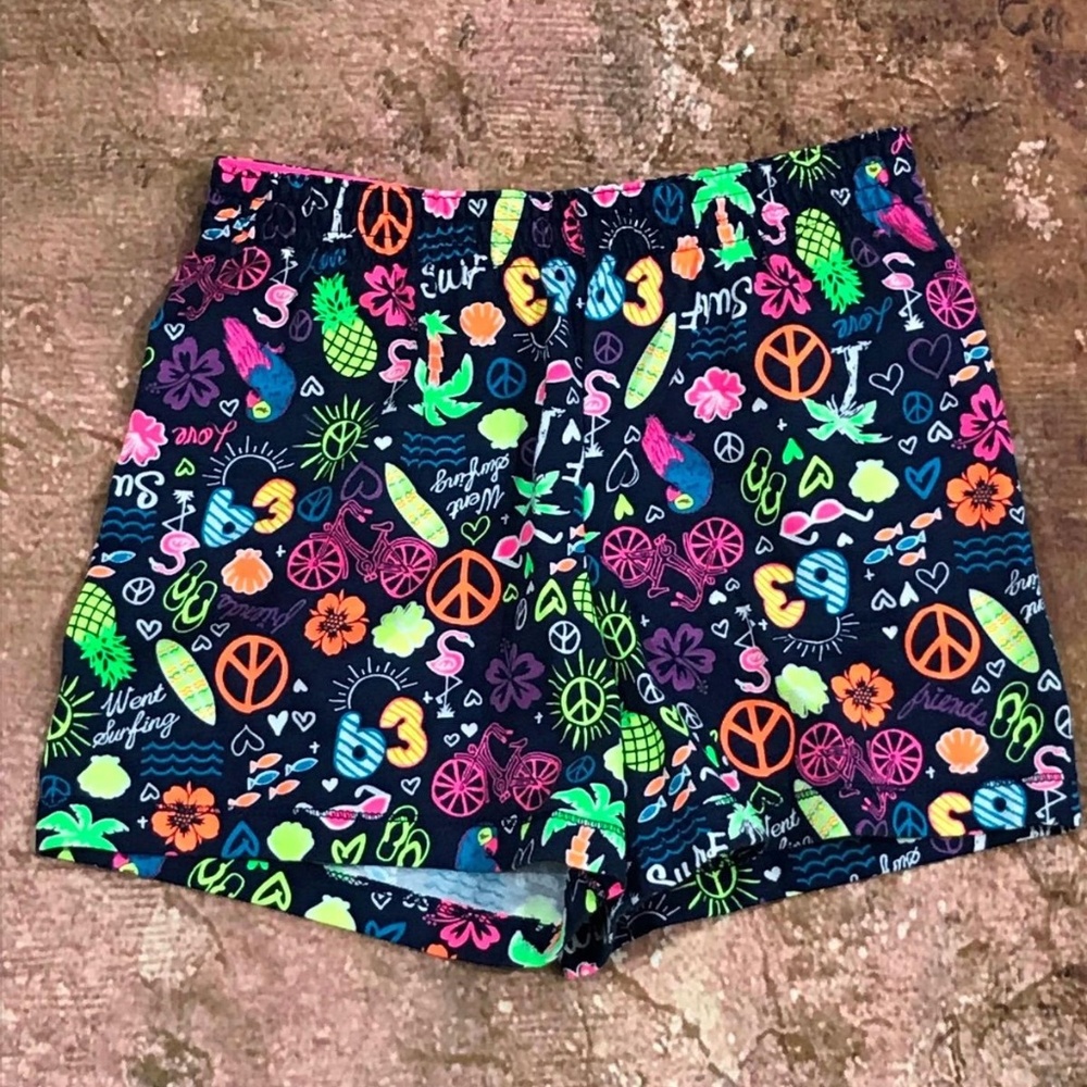 Faded Glory Girls Shorts Size 7/8 Medium Elastic